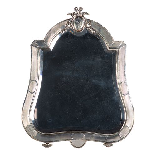 French Export Sterling Dressing Mirror
