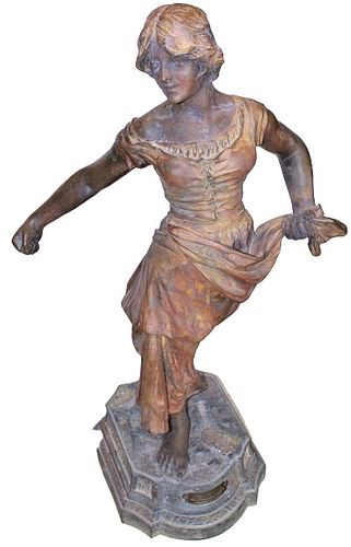 "Semeuse", L. Domenecn, Figural Sculpture