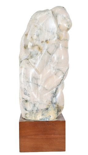 James Messana, Signed Marble Abstract Sculpture