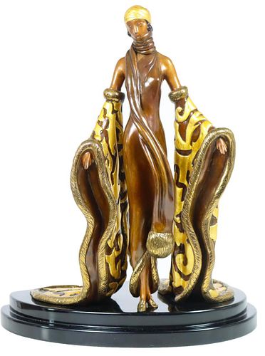 Erte Bronze Sculpture "The Mystic"