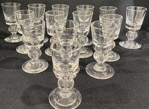 (14) Steuben Crystal Wine Glasses