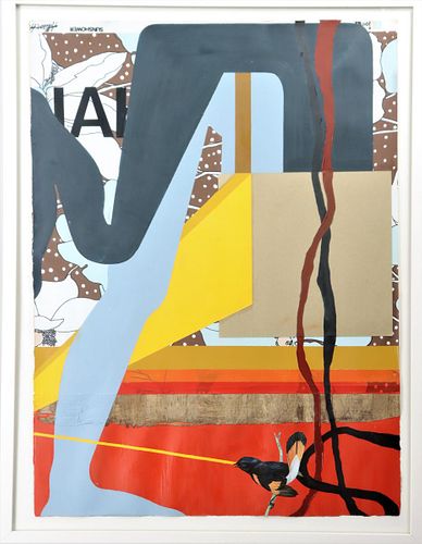 Antonio Puleo (b 1976)  American, Collage on Paper