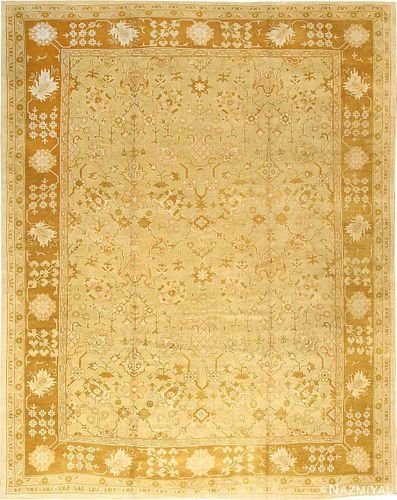TURKISH OUSHAK RUG. 17 ft 6 in x 14 ft 2 in (5.33 m x 4.32 m)