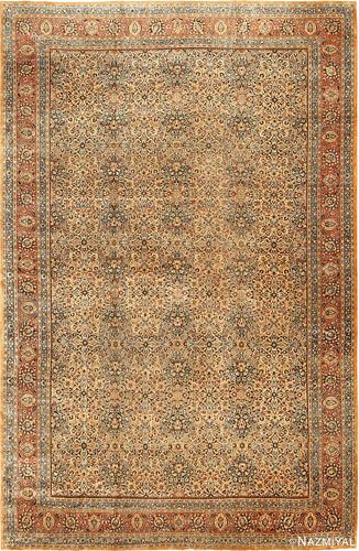 ANTIQUE PERSIAN KHORASSAN AREA RUG 18 ft 10 in x 12 ft (5.74 m x 3.66 m)
