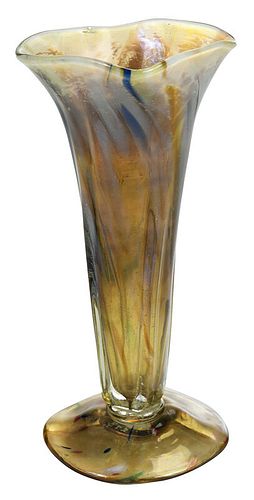 Tiffany Favrile Art Glass Vase 