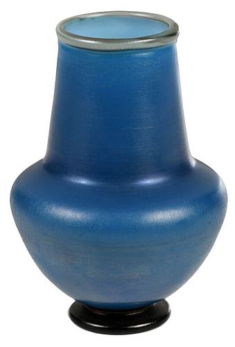 Tiffany Favrile "Tel el-Amarna" Blue Art Glass Vase