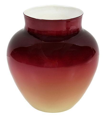 Hobbs, Brockunier and Co. Peachblow Glass Vase