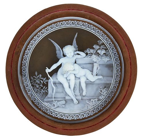 George Woodall for Thomas Webb, Cameo Plaque