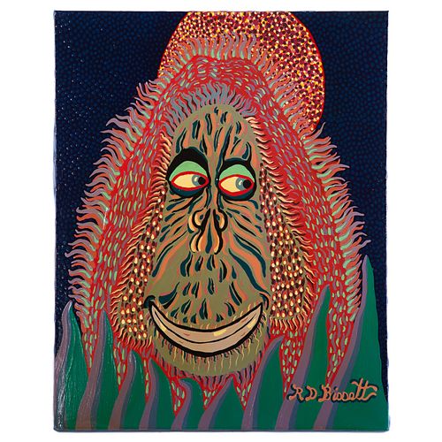 R.D. Bissett. "Kong's Cousin Earl," acrylic