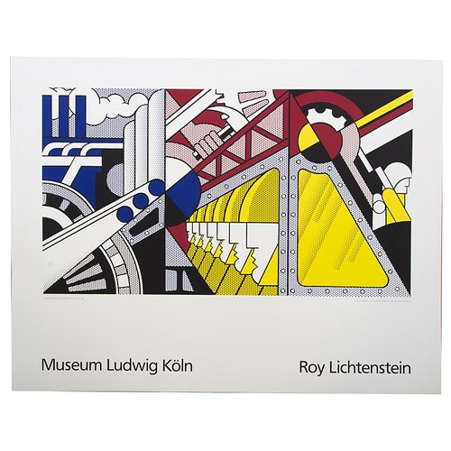 Roy Lichtenstein. "Museum Ludwig Koln," offset