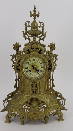 Antique Brass / Bronze Clock.