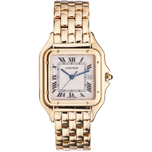 CARTIER PANTHÈRE LADY WATCH IN 18K YELLOW GOLD REF. 106 000 M  Movement: quartz. Weight: 106.2 g