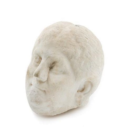 * A Continental Marble Head Height 9 inches.