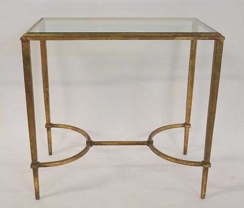 Bagues Style Gilt Metal Occasional Table.