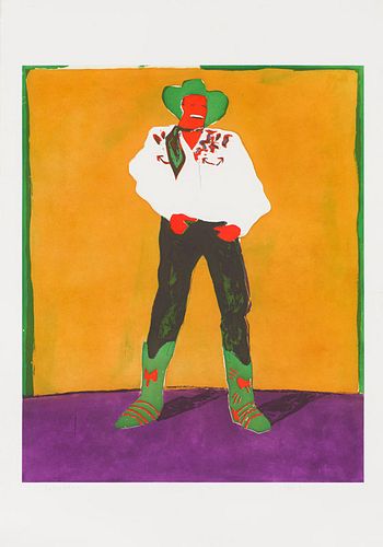 Fritz Scholder  Hollywood Cowboy in Roma