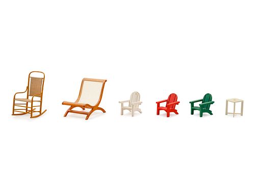 Vitra
21st Century
Collection of Two Miniatures, c. 2000