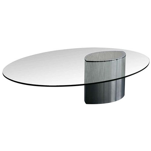 Stainless Steel Lunario Table by Cini Boeri for Knoll