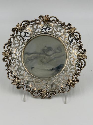 English Silver Salver, London, 1854