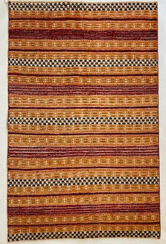 Pakistani Persian Gabbeh Carpet 4' x 6'
