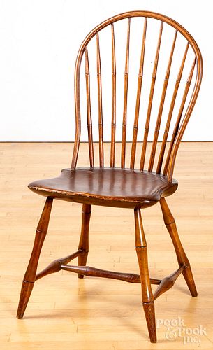 Pennsylvania bowback Windsor chair, ca. 1820