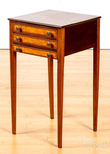 Federal style sewing stand, early 20th c.