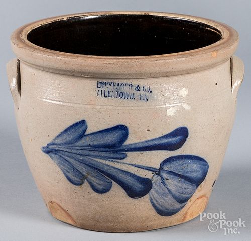 Pennsylvania stoneware crock, 19th c.