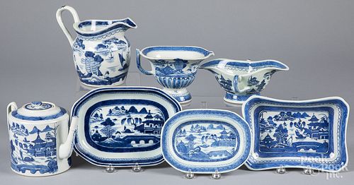 Chinese export Canton porcelain, 19th c.
