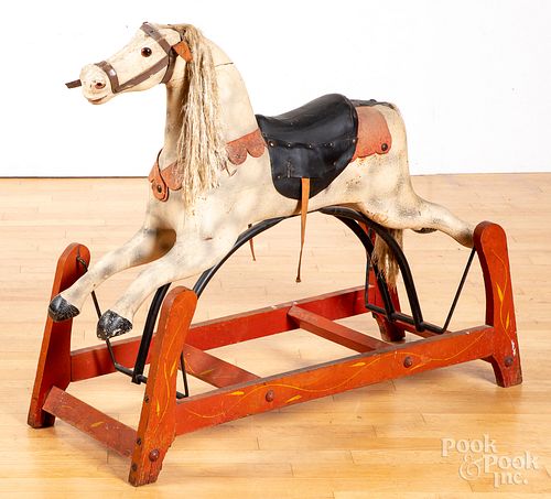 Painted hobby horse, late 18th c.