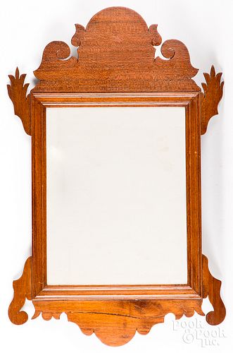 Two small Chippendale mahogany mirrors, ca. 1800