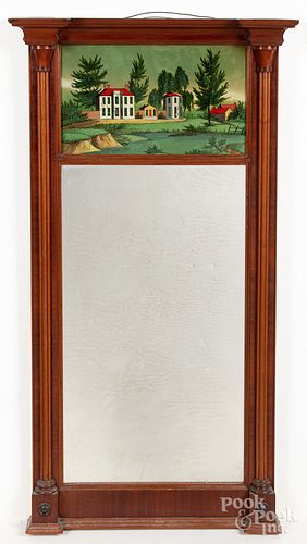 Federal mahogany mirror, ca. 1820