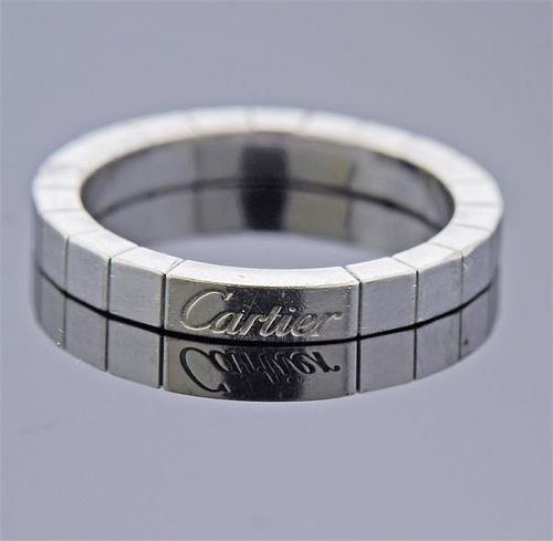 Cartier Lanieres 18K Gold Wedding Band Ring 