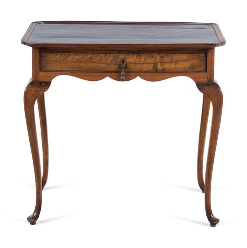 A Queen Anne Mahogany Side Table
