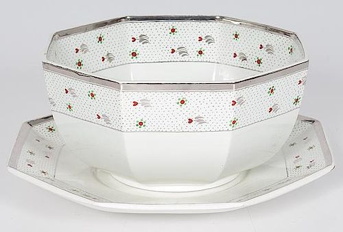 Wedgwood Lustre Bowl and Undertray