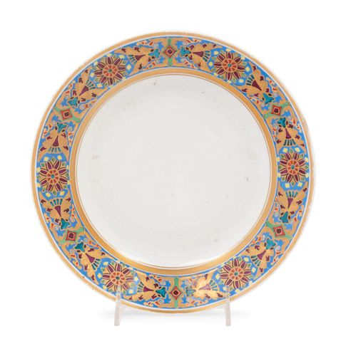 A Russian Porcelain Plate from the Gothic Service