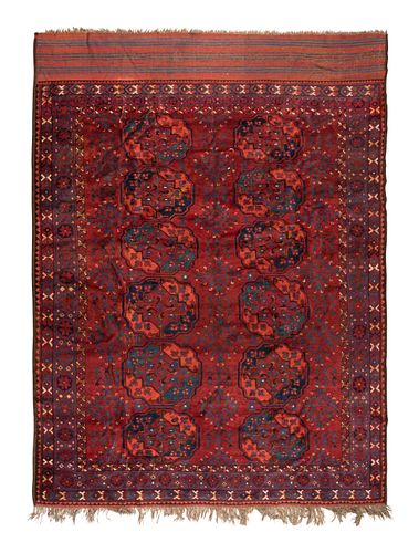 A Turkoman Wool Rug