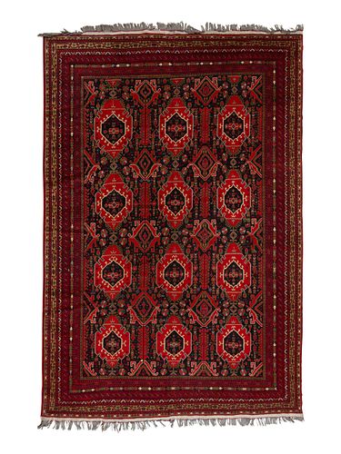 A Persian Bokhara Wool Rug