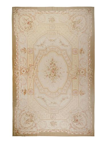 An Aubusson Style Wool Rug