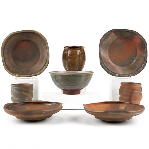 Grp: 8 Bresnahan Studio Pottery Vessels