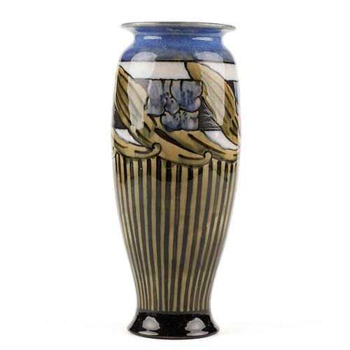 Royal Doulton Arts & Crafts Era Artist Signed Large Pottery Vase