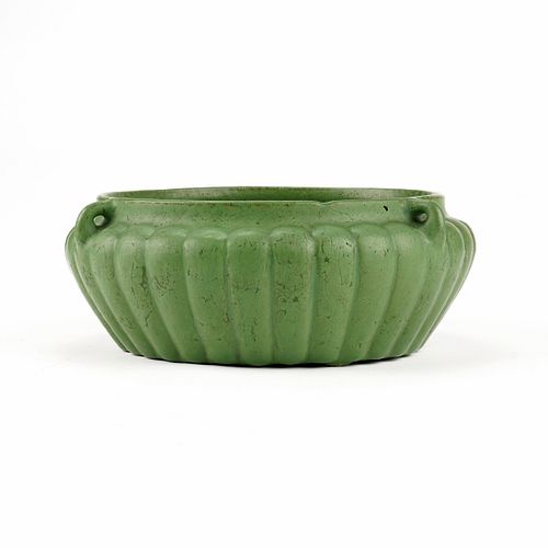 Roseville Pottery 1906 Chloron Egypto Matte Green Bowl