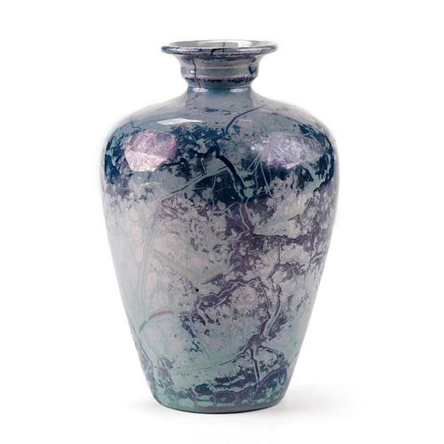 Weller Pottery 1920s Unusual Cloudburst Variant Vase