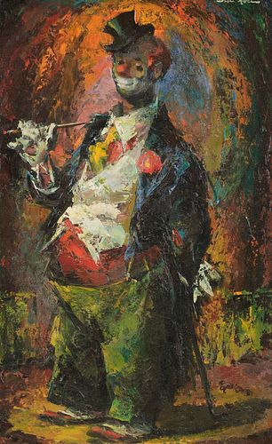 Iver Rose "The Dandy" Oil on Board