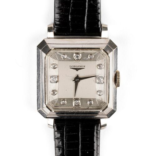 Longines 14K Gold Diamond Wristwatch