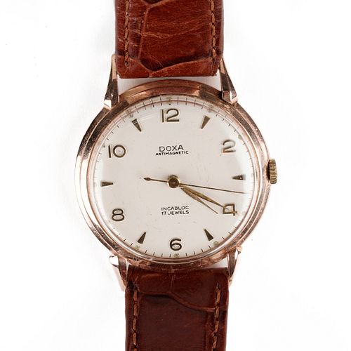 Doxa 14K Gold Wristwatch w/ Hawthorne Movements