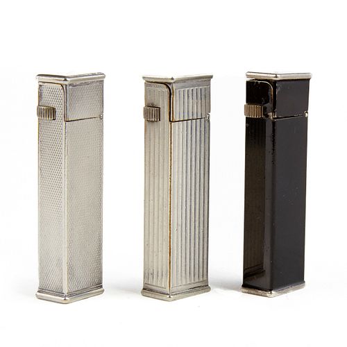Grp: Dunhill Cartier Licensed Tallboy Lighters