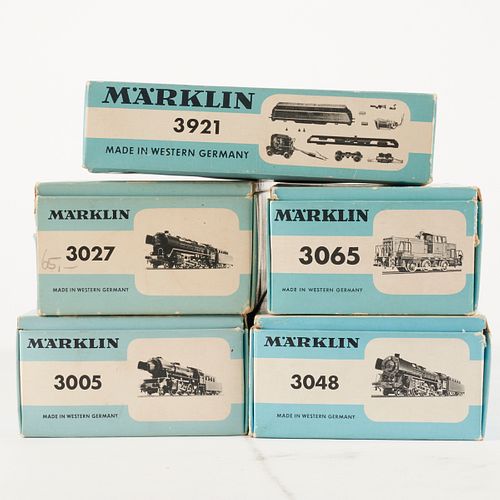Grp: 5 Marklin Model Scale Train Engines