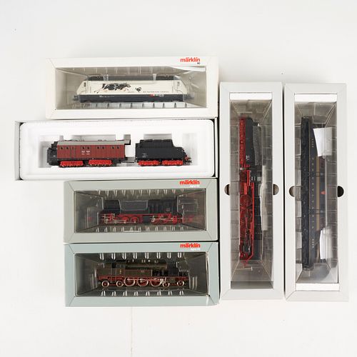 Grp: 6 Marklin HO Scale Model Digital Train Engines