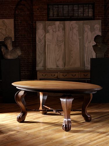 English Mahogany Oval Table