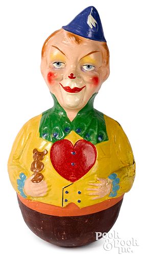 German composition clown rolly dolly