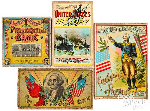 Four U. S. History Games, ca. 1900